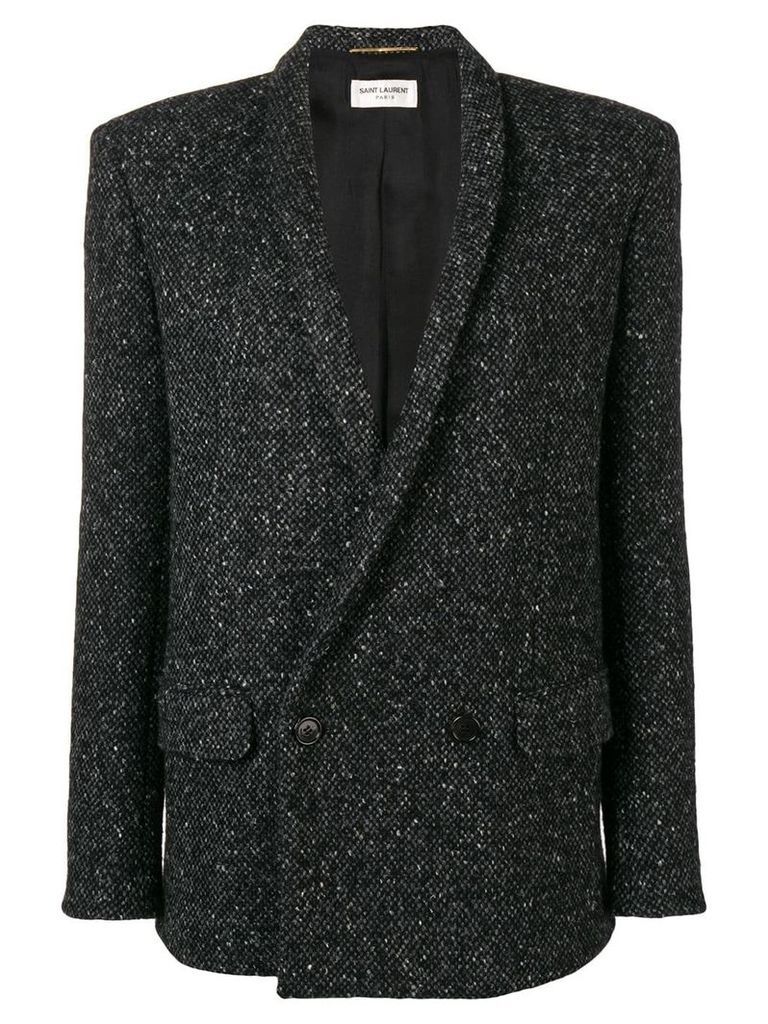 Saint Laurent knitted blazer jacket - Black