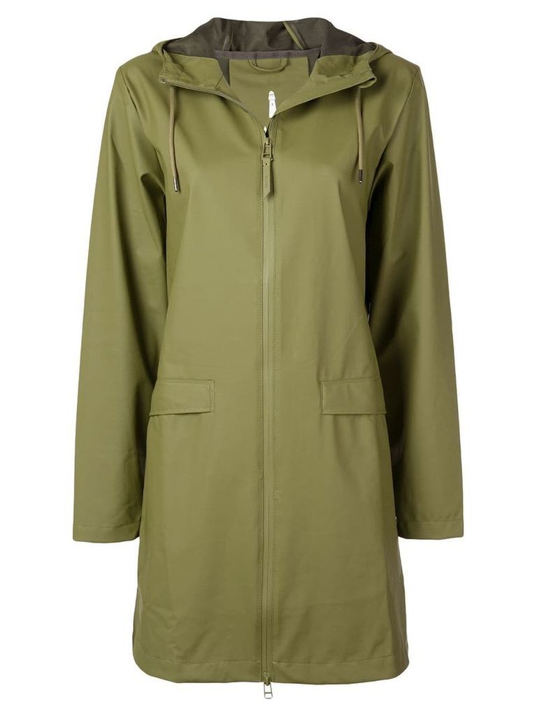 Rains hooded raincoat - Green