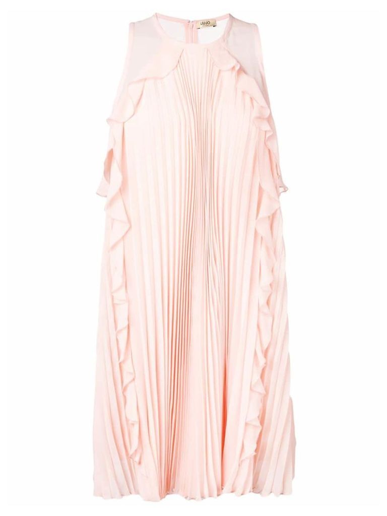 Liu Jo plisse sleeveless mini dress - Pink