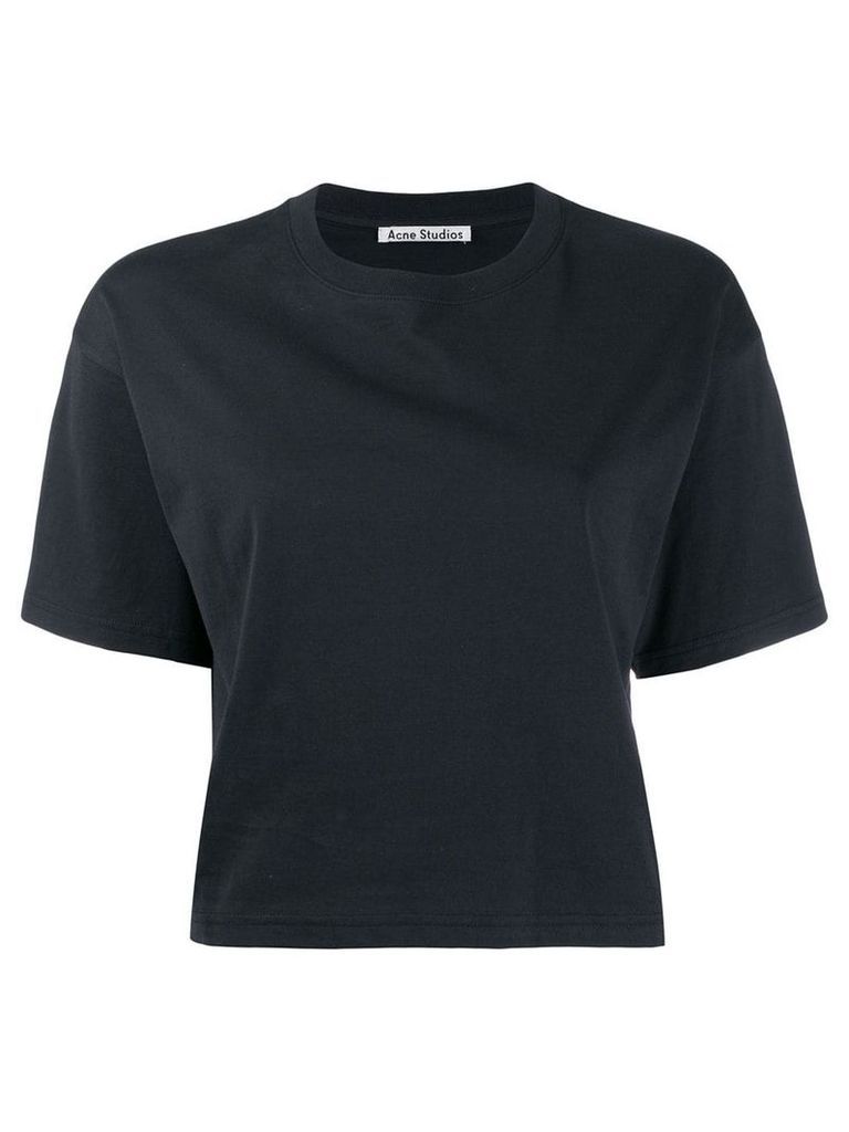 Acne Studios cropped boxy T-shirt - Black