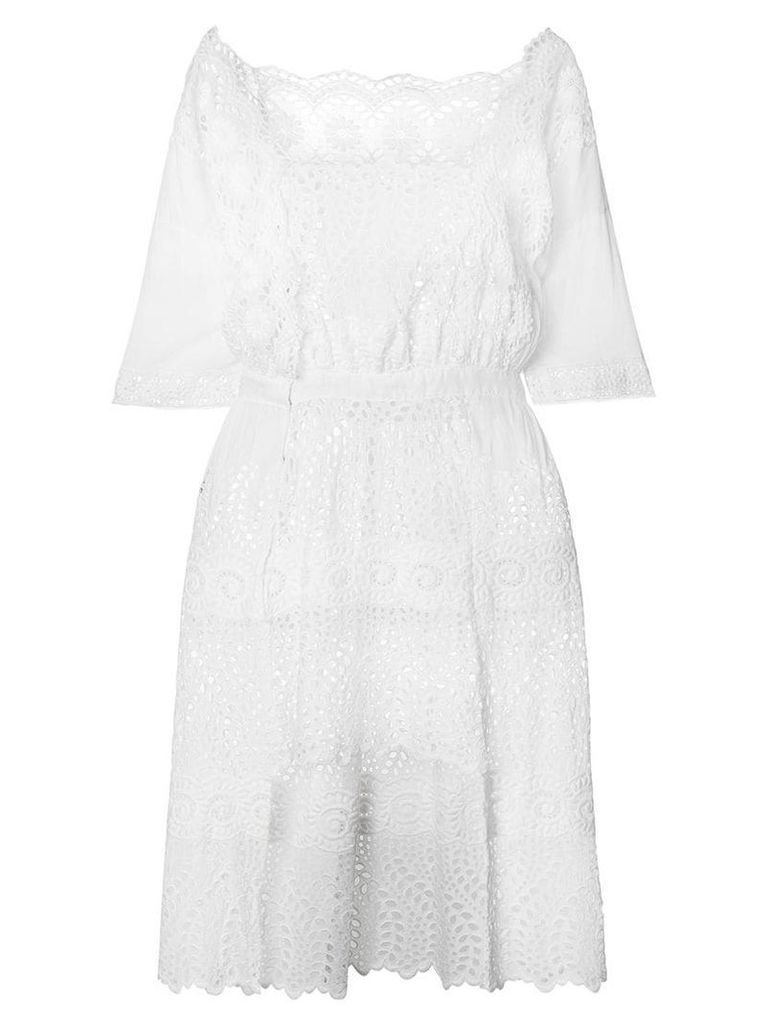 William Vintage broderie anglaise dress - White