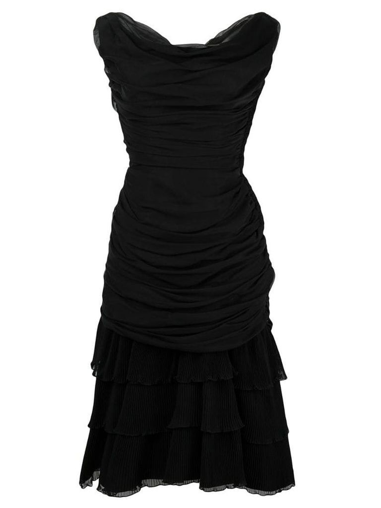 Givenchy Pre-Owned ruched cocktail dress - Black
