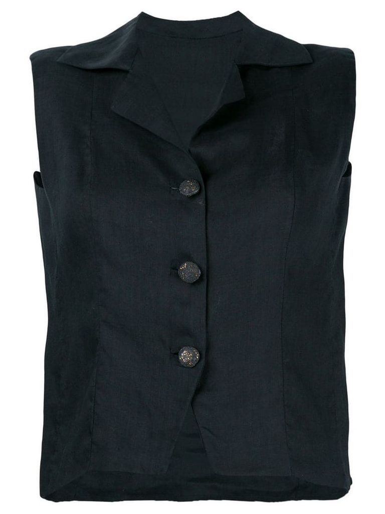 Balenciaga Pre-Owned tailored waistcoat - Black