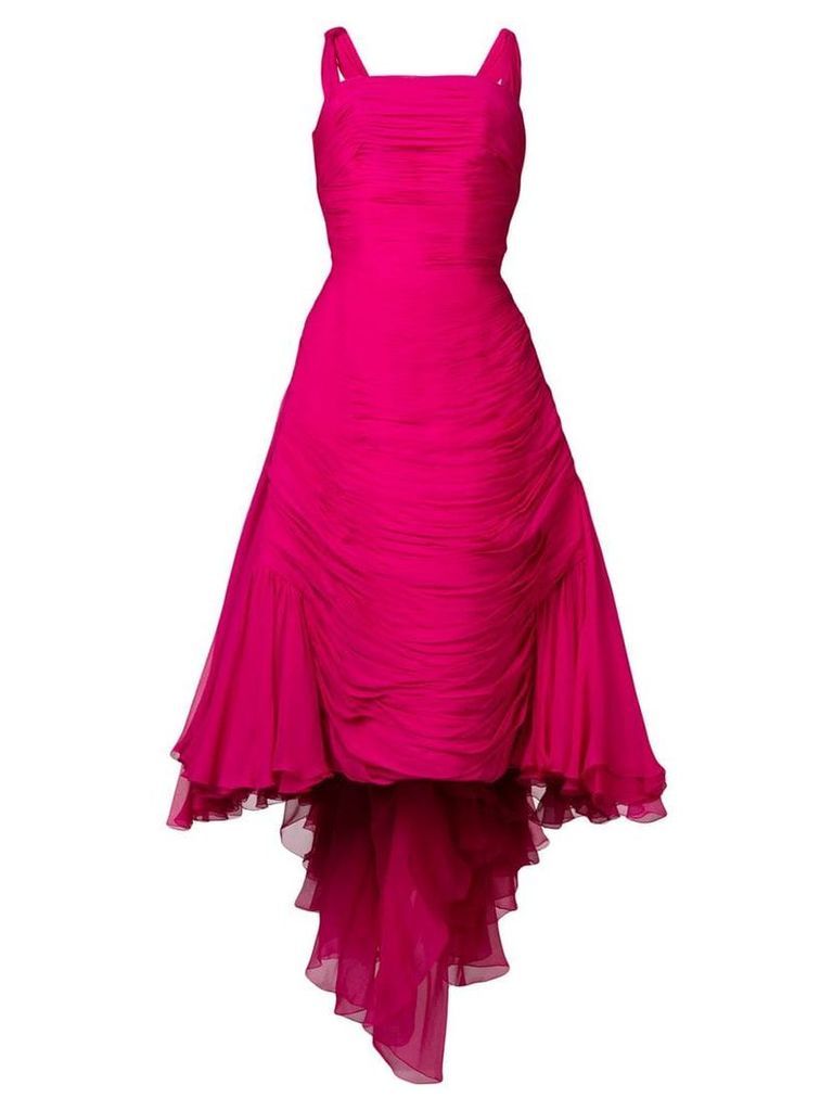 William Vintage 1959 draped asymmetric dress - Pink