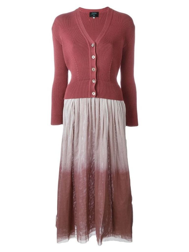 Jean Paul Gaultier Pre-Owned layered dress - Pink