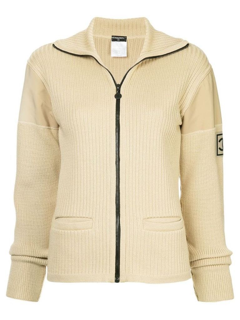 Chanel Pre-Owned Sport Line knitted jacket - Brown