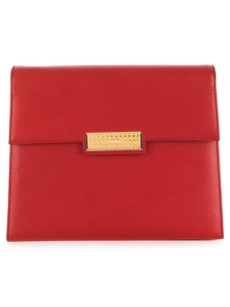 Christian Dior Pre-Owned CD logo clutch - Red