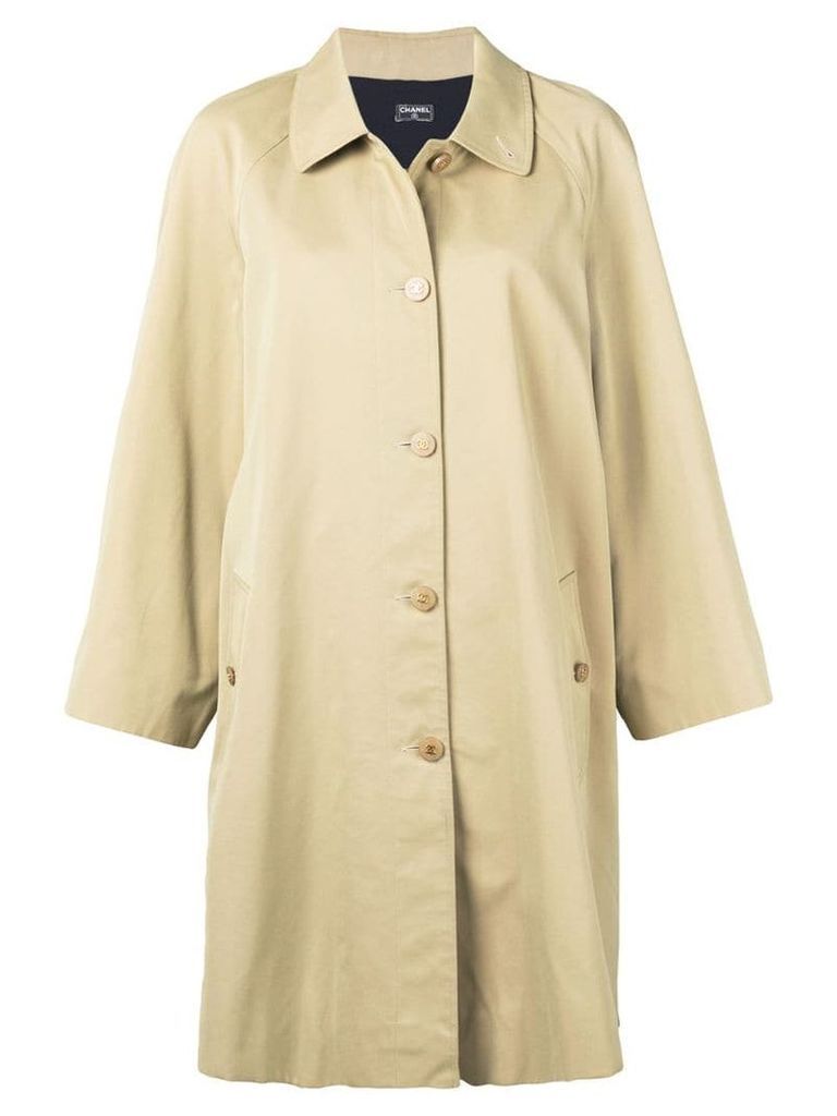 Chanel Pre-Owned 1990's trench coat - Brown