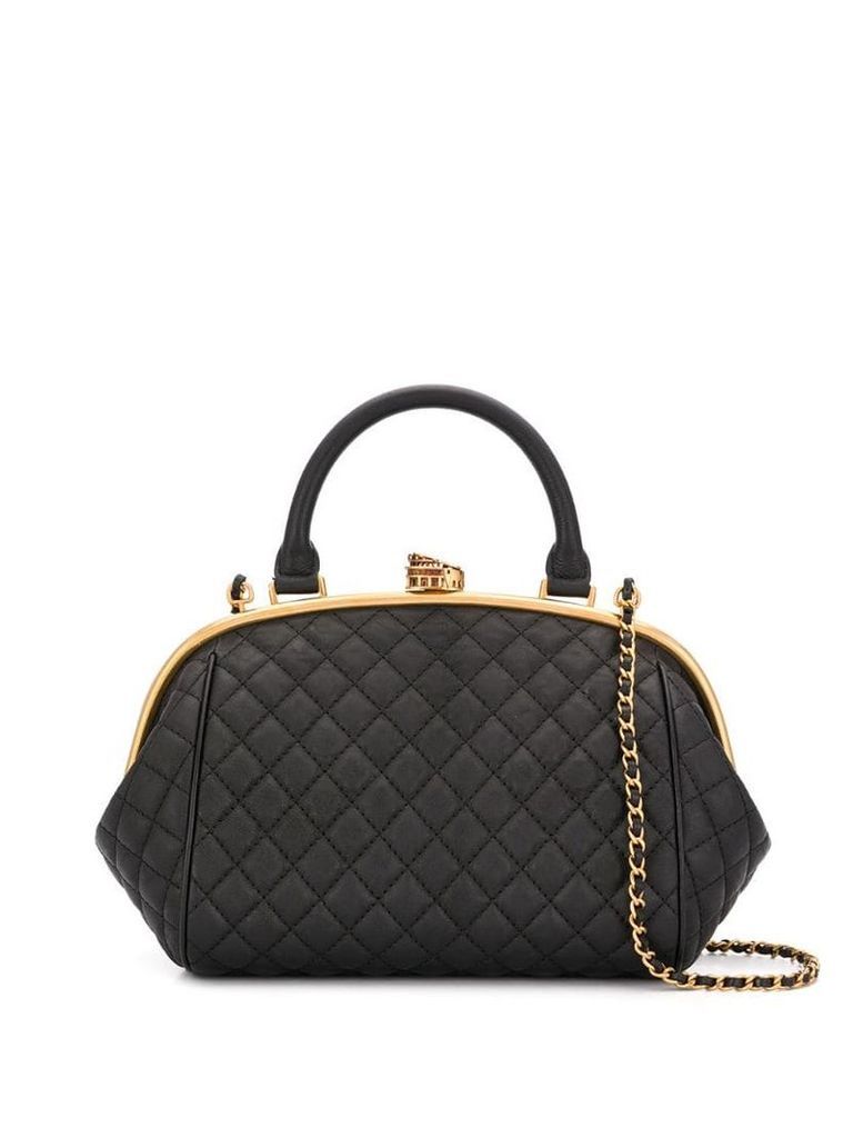 Chanel Pre-Owned quilted effect tote bag - Black