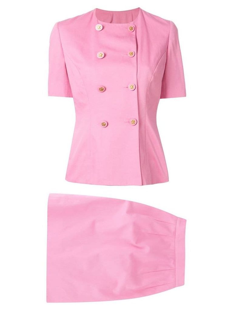 Céline Pre-Owned setup suit jacket skirt - Pink