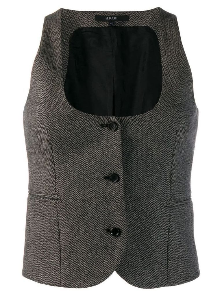 Gucci Pre-Owned 1990'S Gucci waistcoat - Brown