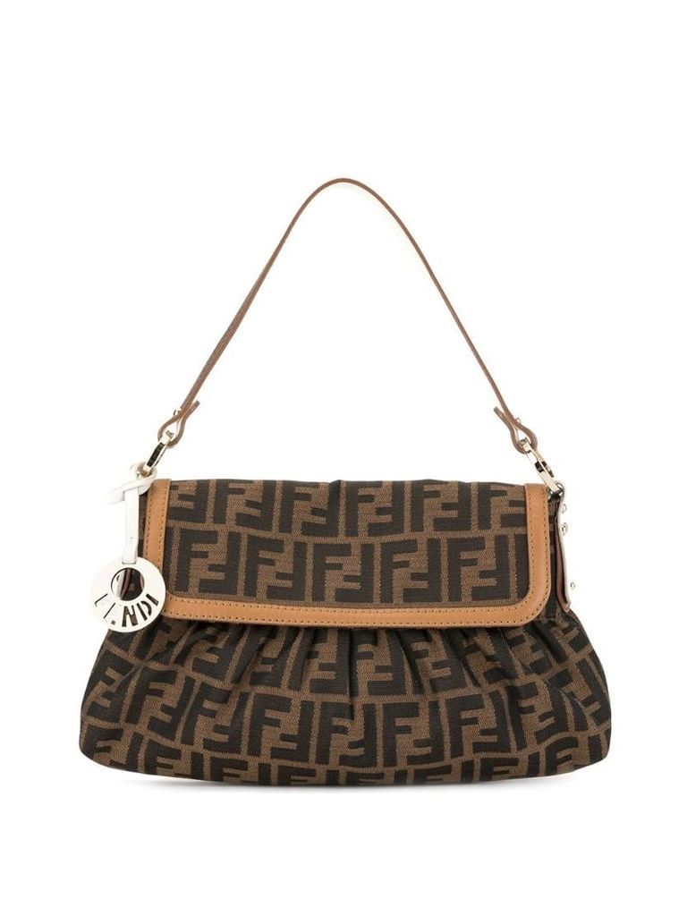 Fendi Pre-Owned Zucca Pattern Hand Bag - Brown