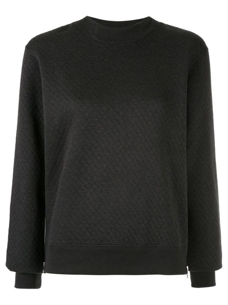 Nimble Activewear quilted crewneck sweatshirt - Black