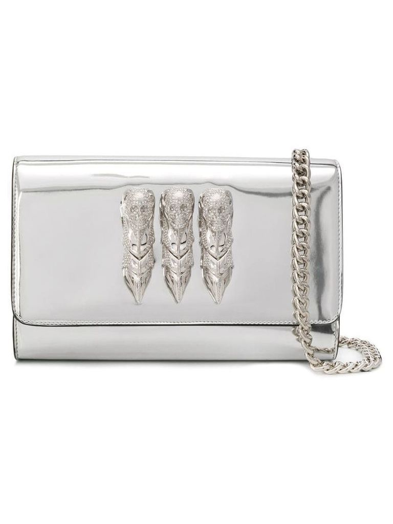 Philipp Plein It Is For You clutch - Silver