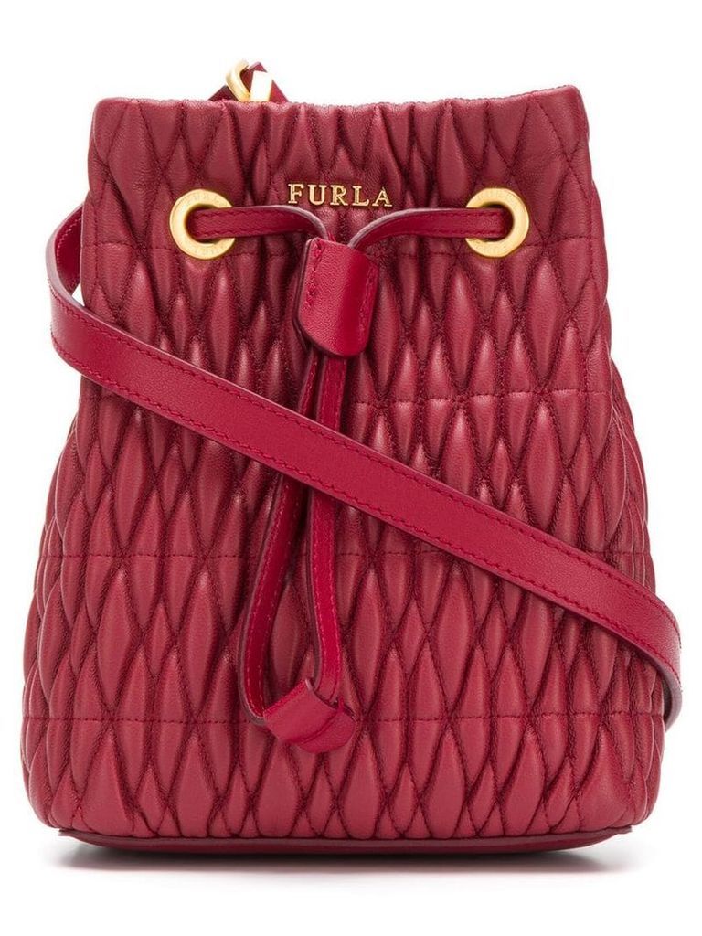 Furla Stasy Cometa nappa quilted bag - Red