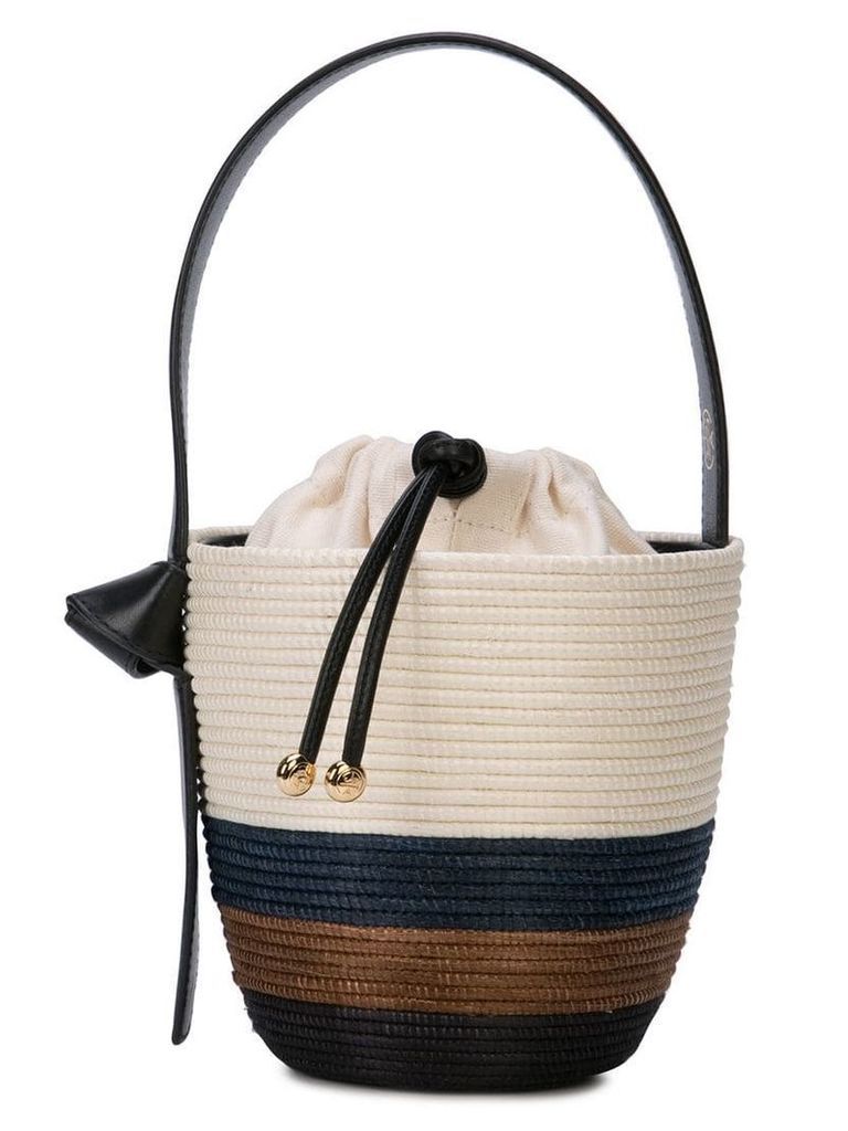 Cesta Collective woven bucket bag - Neutrals