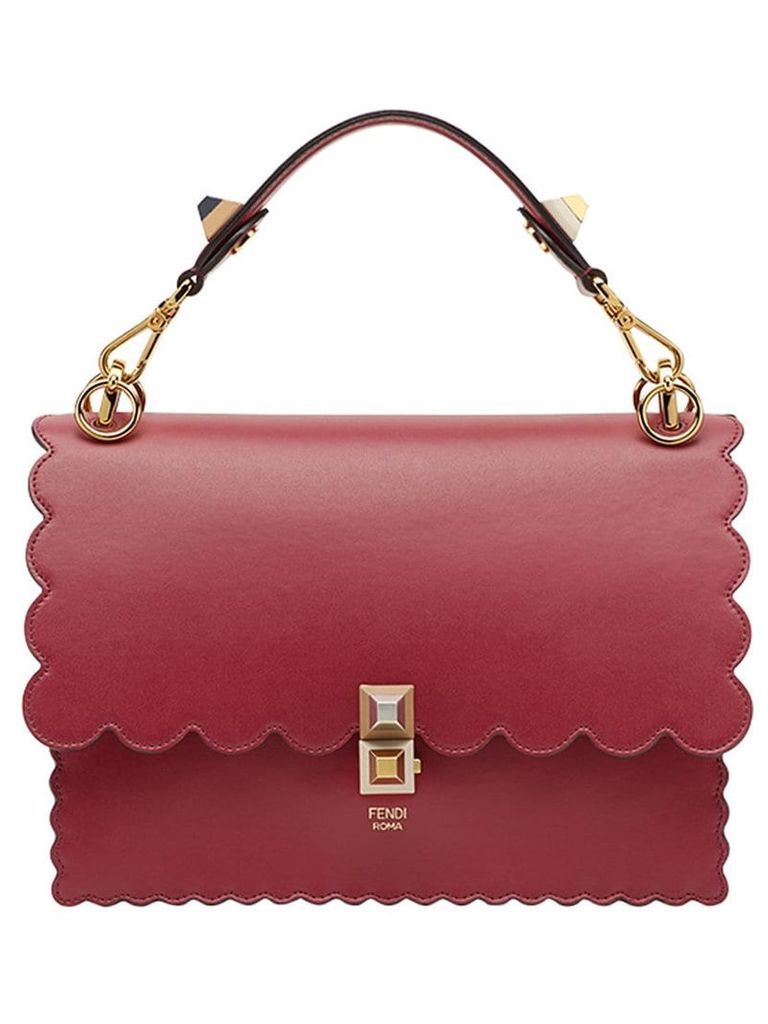 Fendi Kan I scalloped handbag - Red