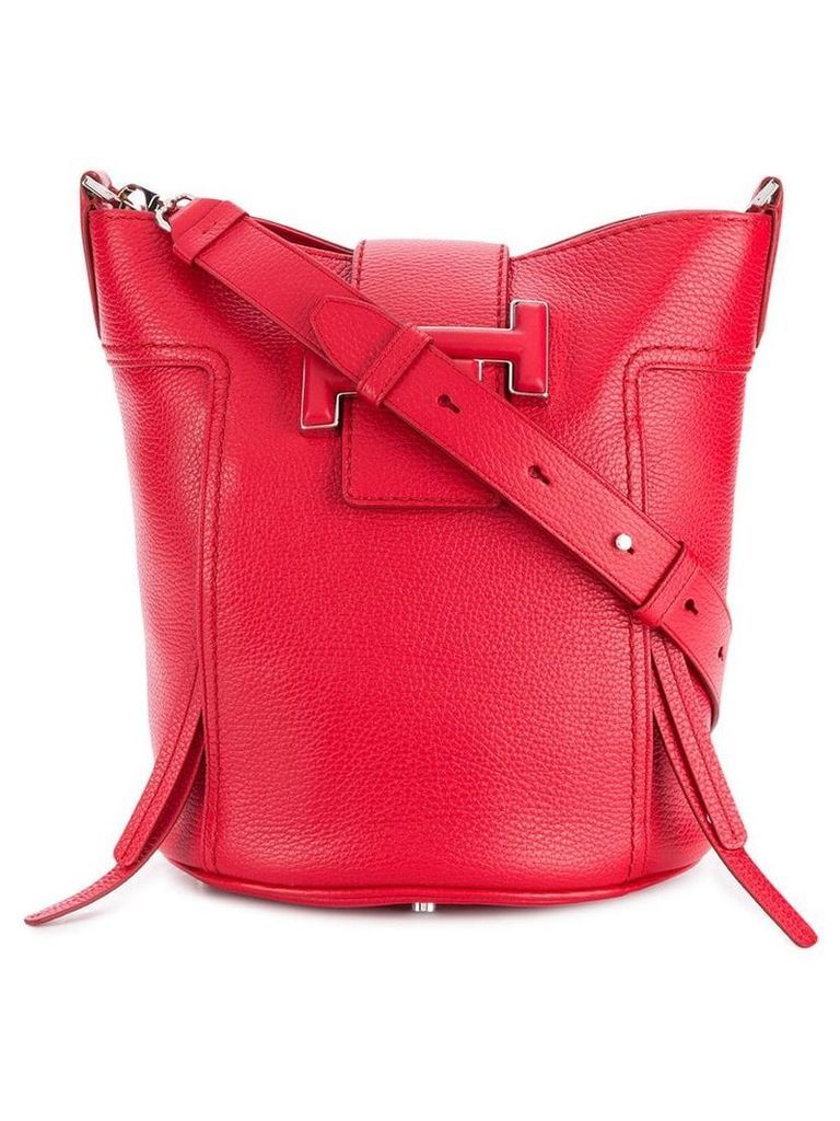 Tod's double T bucket bag - Red