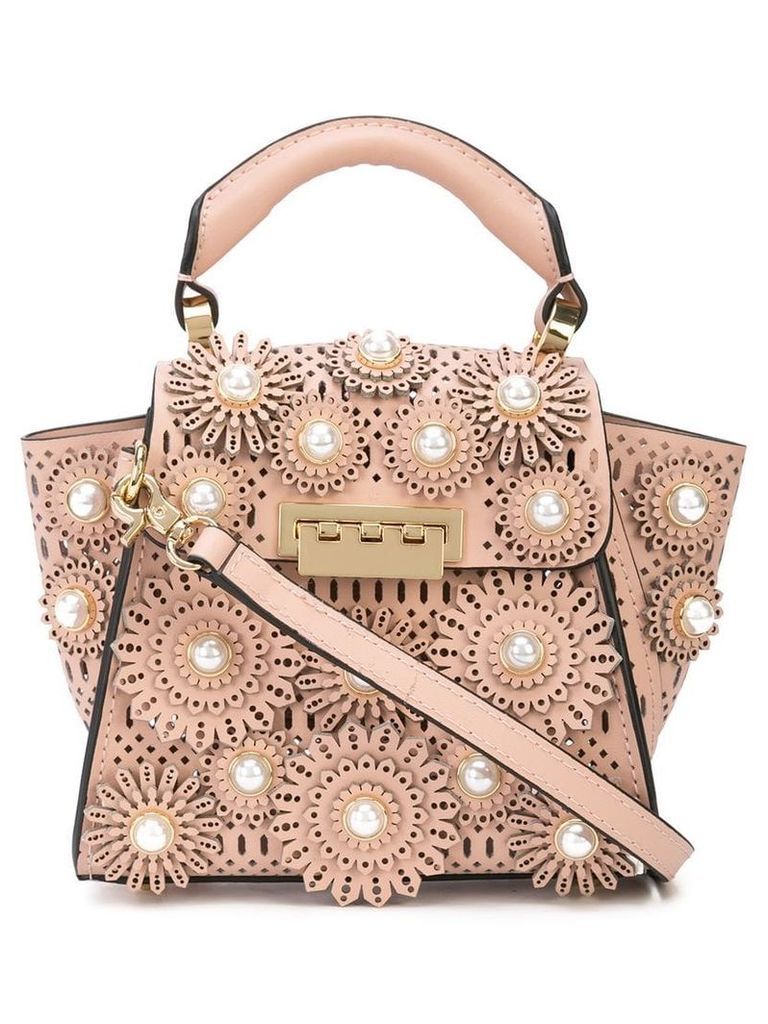 Zac Zac Posen Eartha pearl-embellished mini bag - Pink