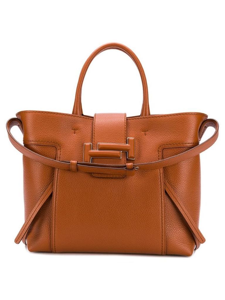Tod's Double T shopping bag - Brown