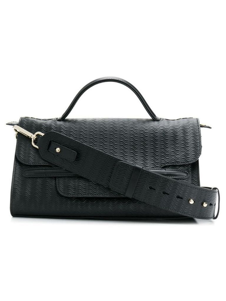 Zanellato Nina woven textured bag - Black
