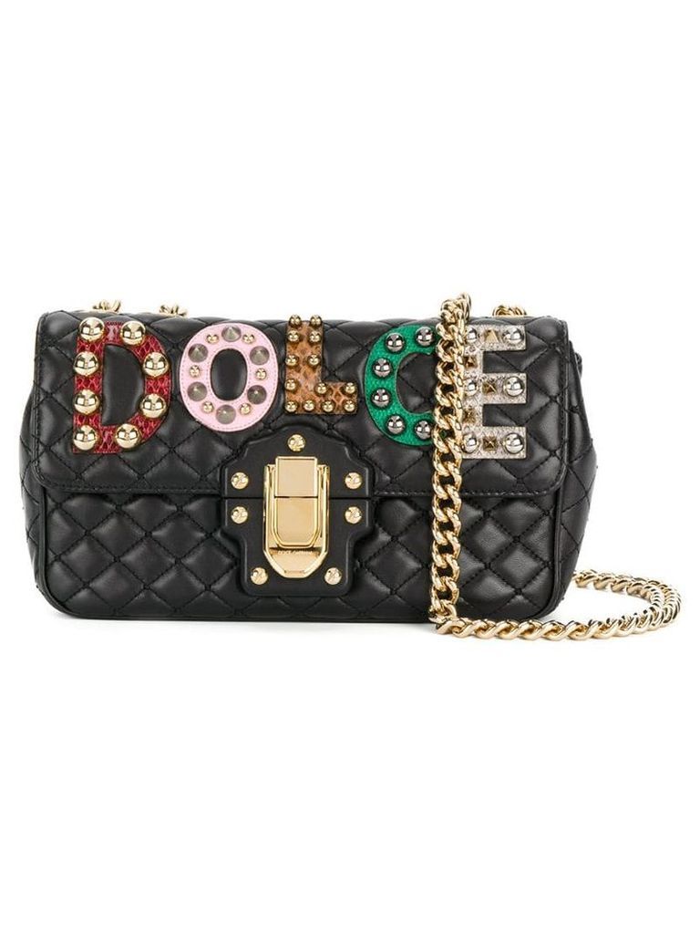 Dolce & Gabbana Lucia quilted shoulder bag - Black
