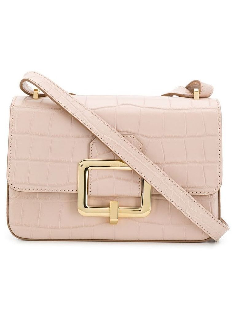 Bally metallic buckle shoulder bag - Pink