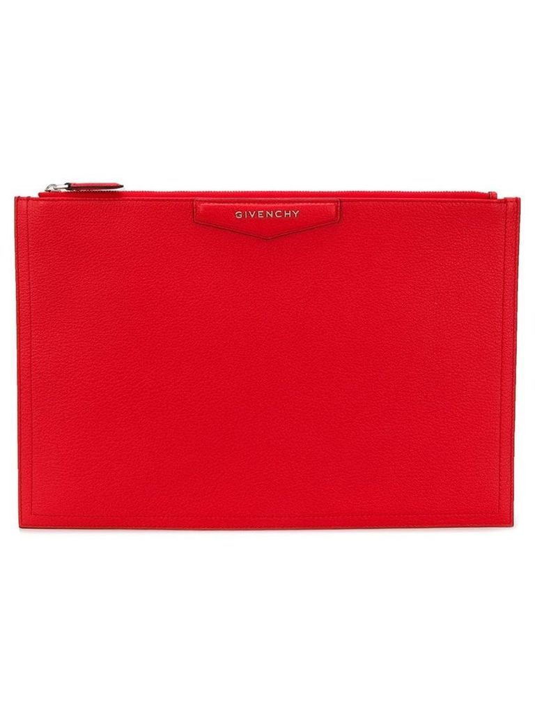 Givenchy geometric clutch - Red