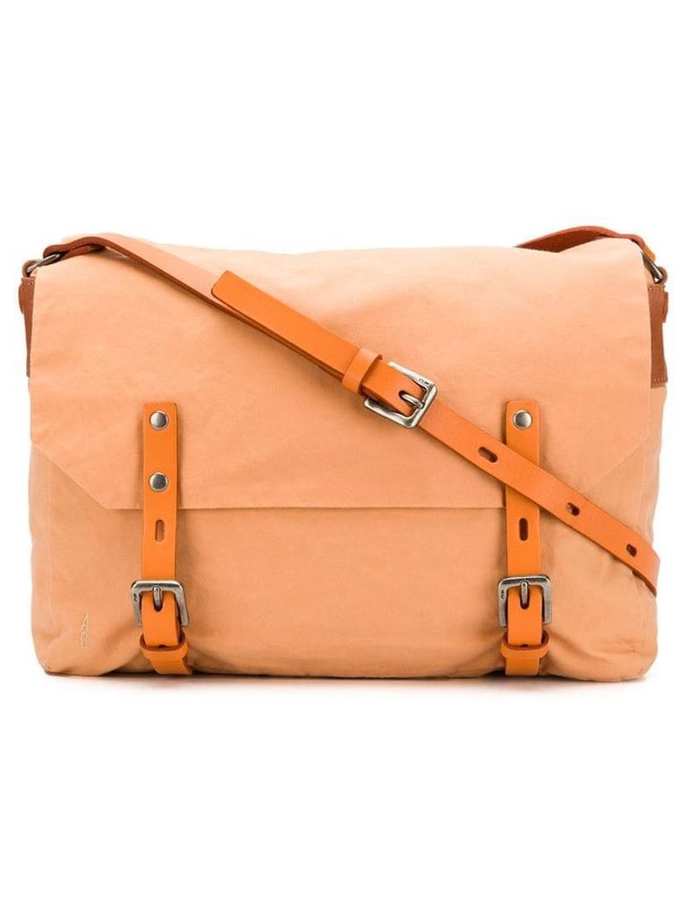 Ally Capellino double buckle crossbody bag - Orange