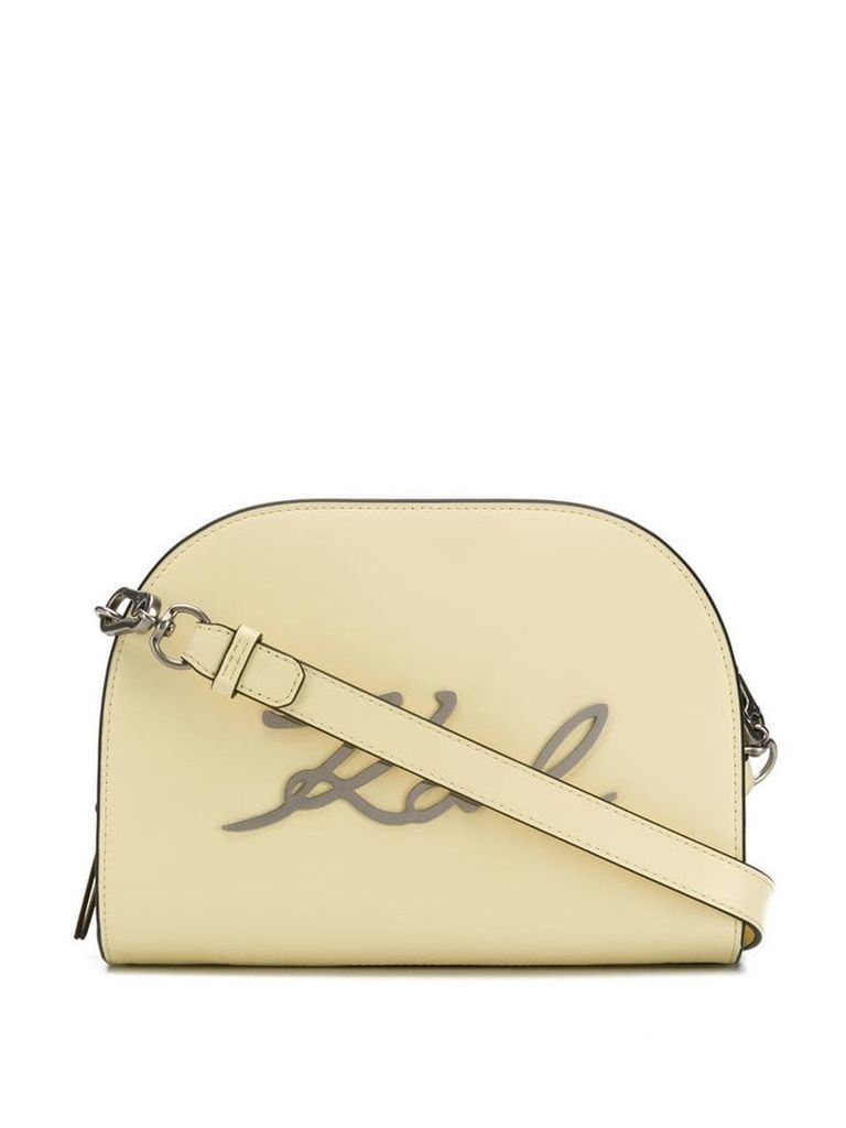 Karl Lagerfeld K/Signature crossbody bag - Neutrals