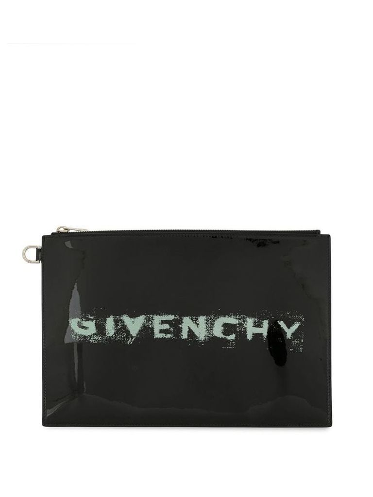 Givenchy logo clutch - Black