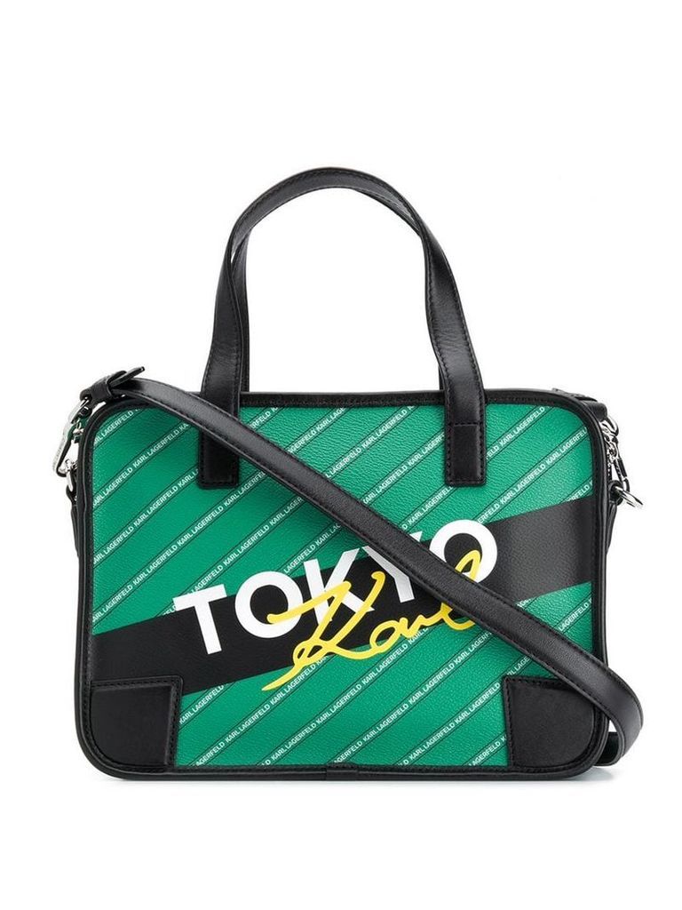 Karl Lagerfeld K/City Tokyo tote bag - Green