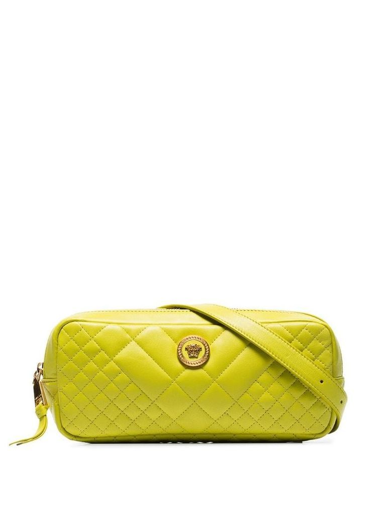 Versace Yellow Medusa quilted-leather belt bag