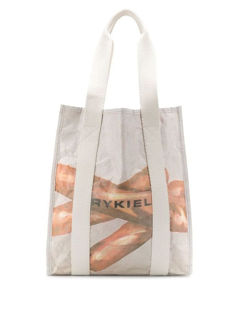 Sonia Rykiel baguette print shopper bag - Neutrals