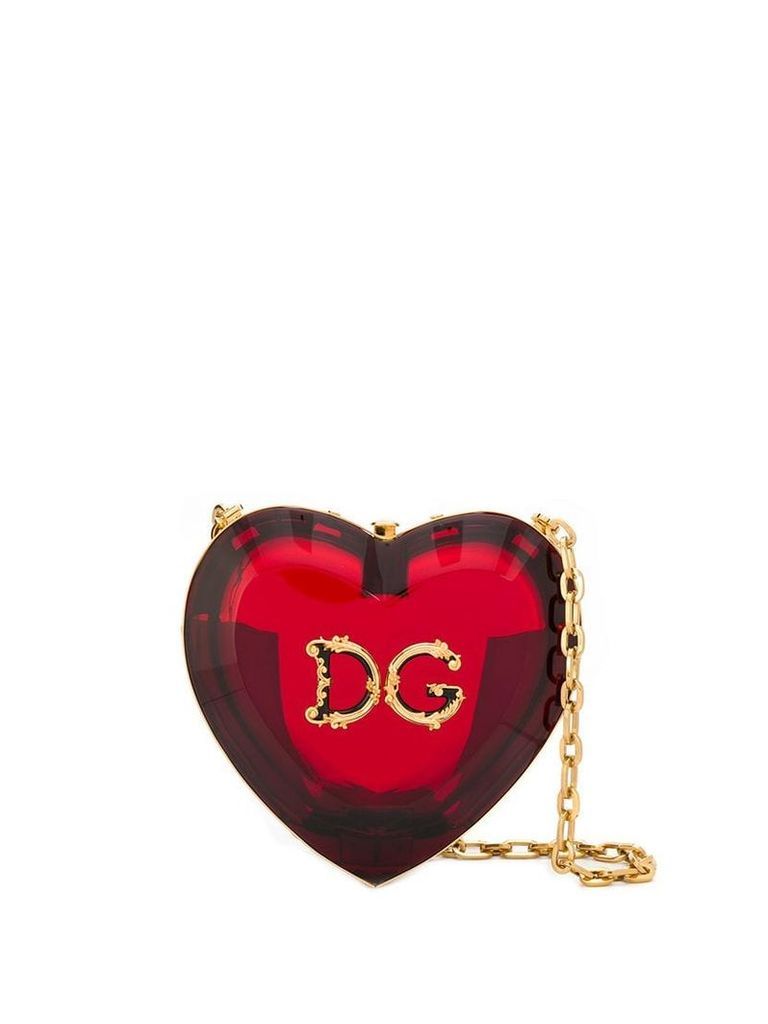 Dolce & Gabbana heart crossbody bag - Red