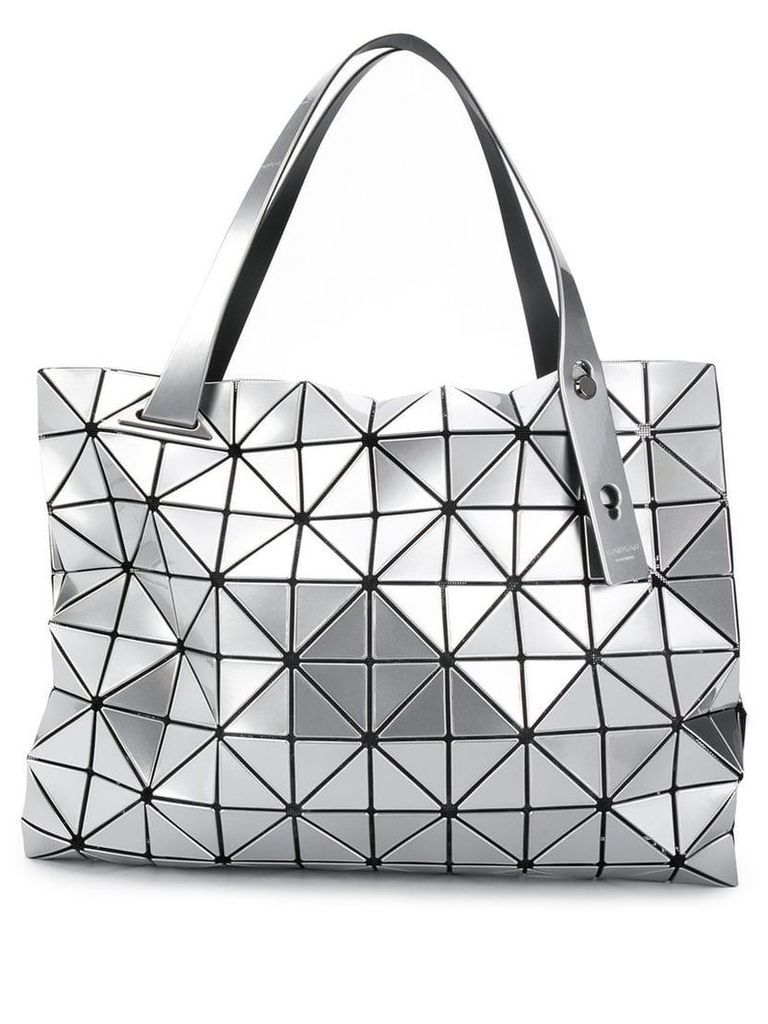 Bao Bao Issey Miyake geometric design tote - Silver