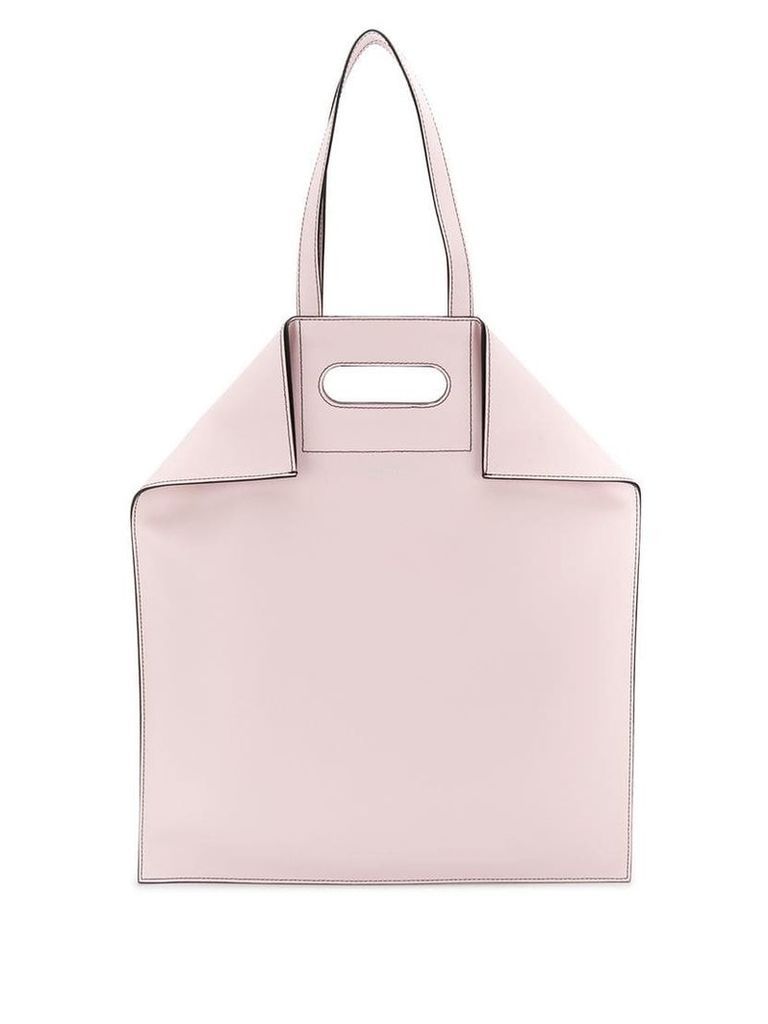 Alexander McQueen leather shopper tote - Pink