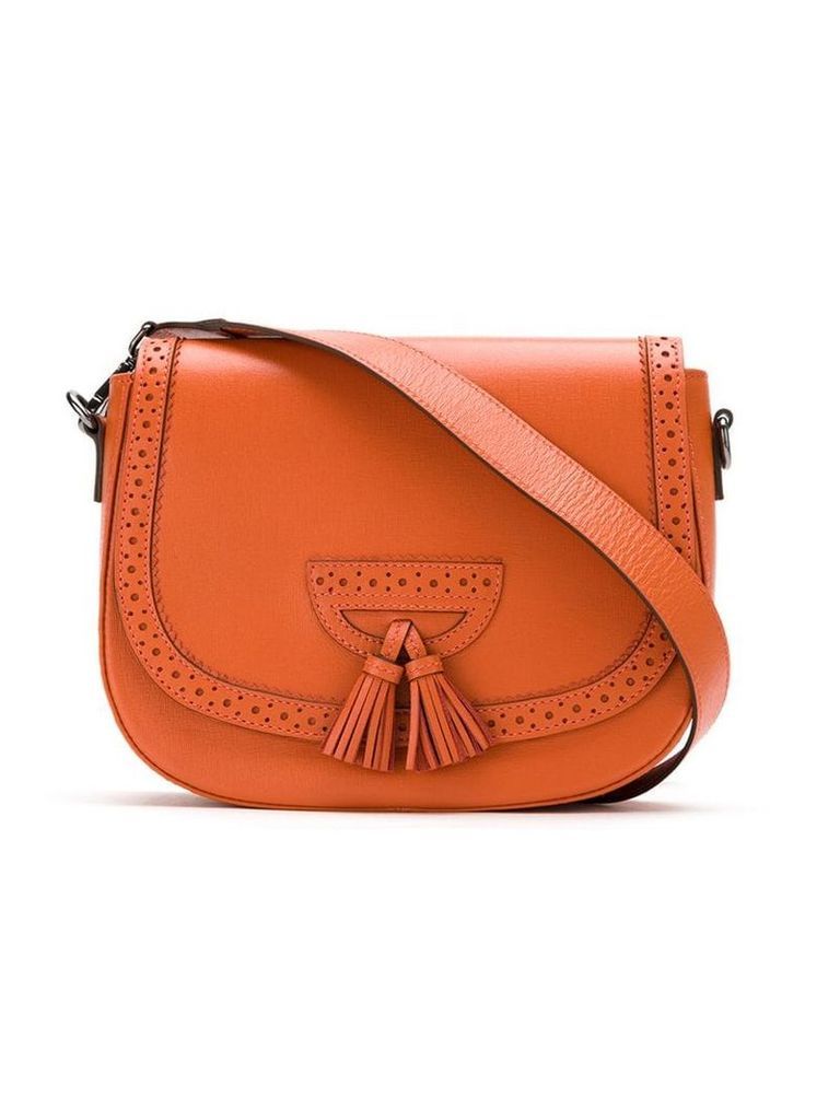 Sarah Chofakian leather crossbody bag - Orange
