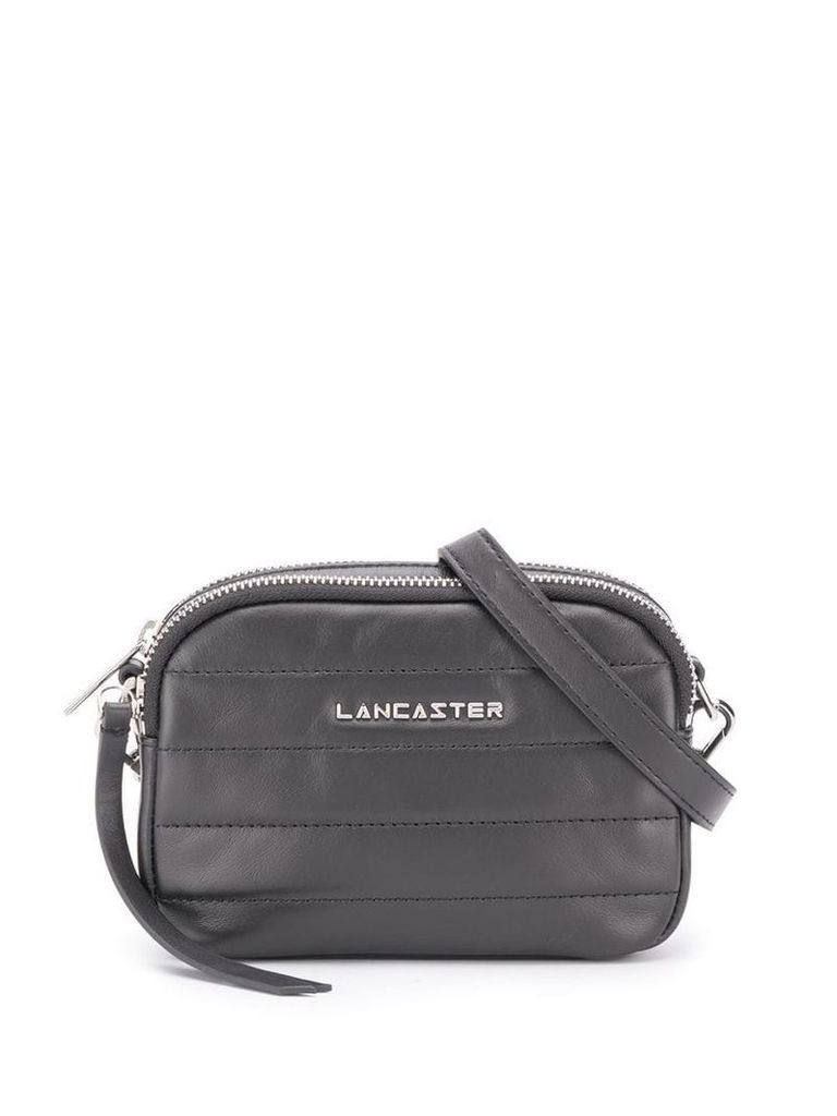 Lancaster quilted effect shoulder bag - Black