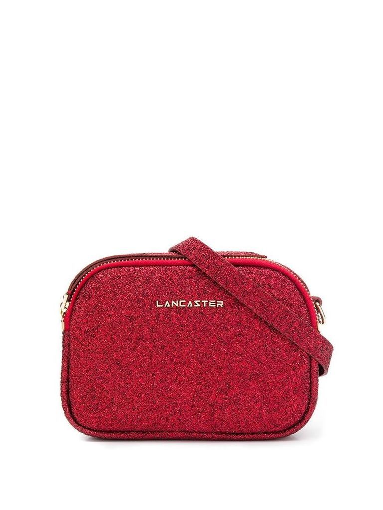 Lancaster glitter shoulder bag - Red