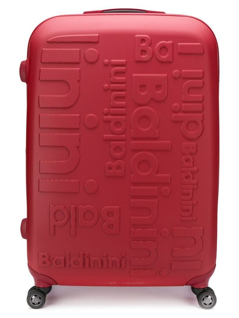 Baldinini logo luggage - Red