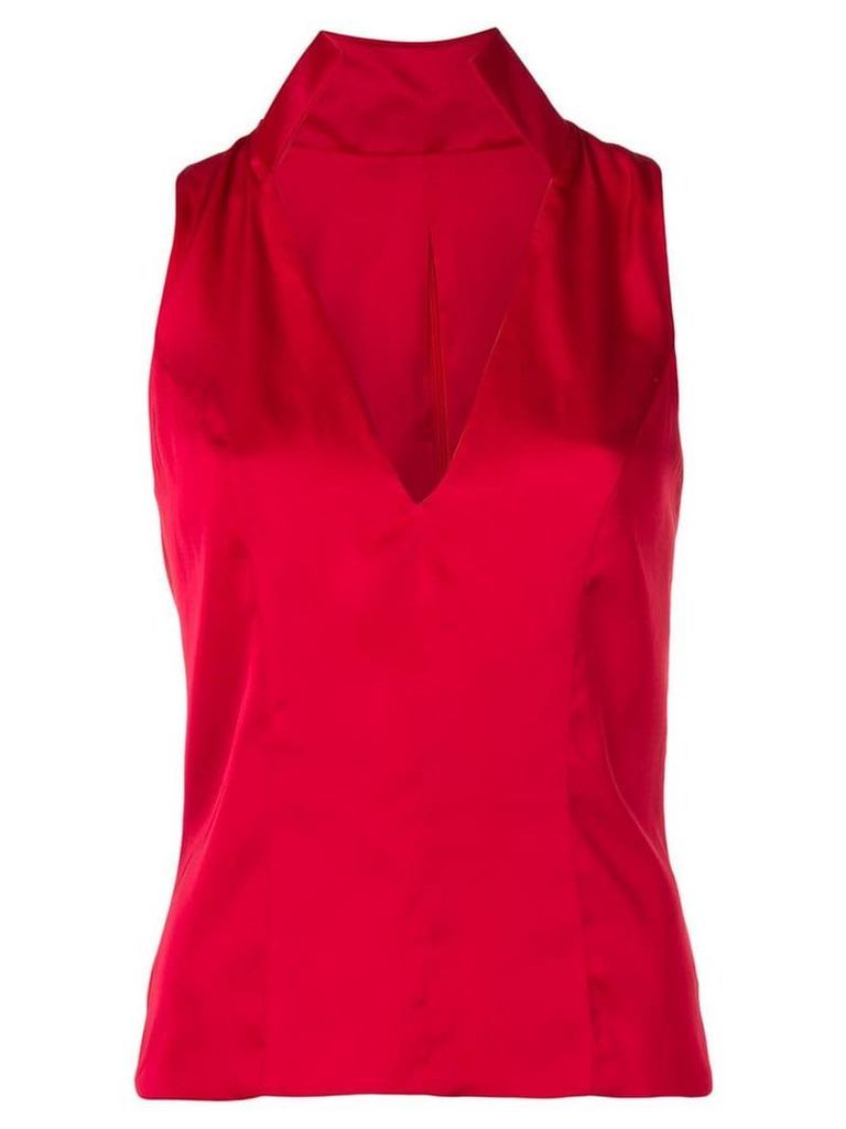 Styland V-neck top - Red