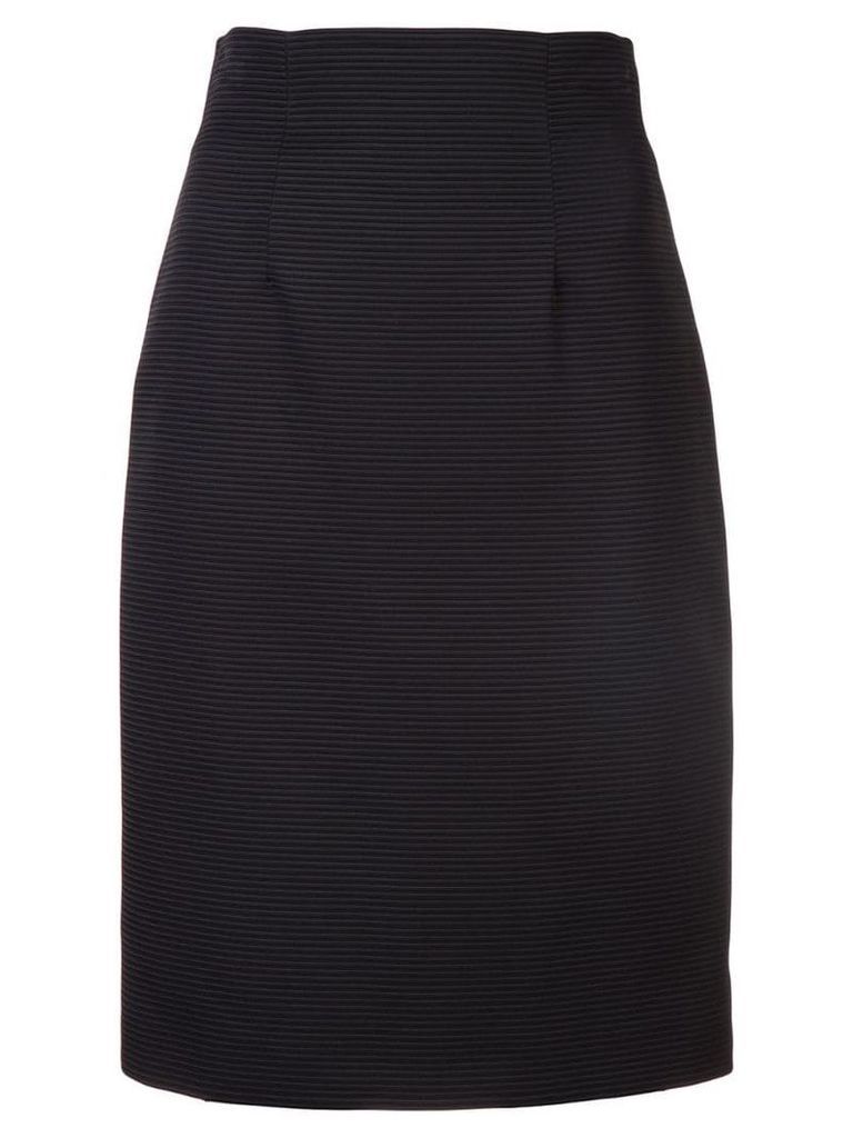 Versace textured pencil skirt - Black