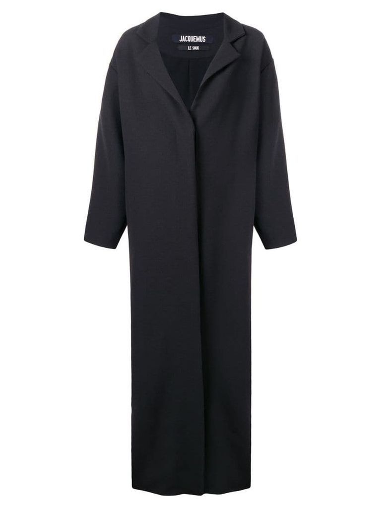 Jacquemus long overcoat - Black