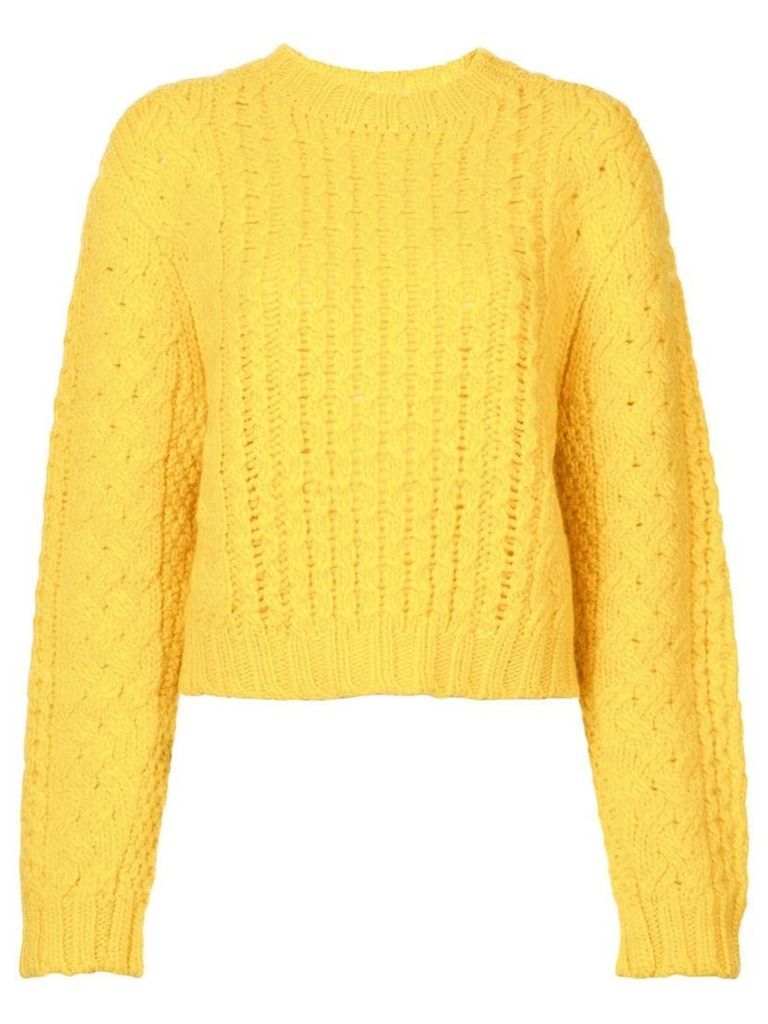 R13 chunky knit sweater - Yellow