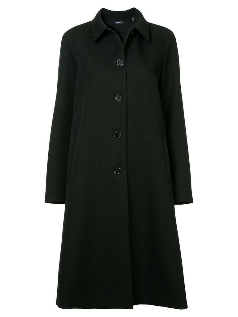 Jil Sander Navy Classic Tailored Coat - Black