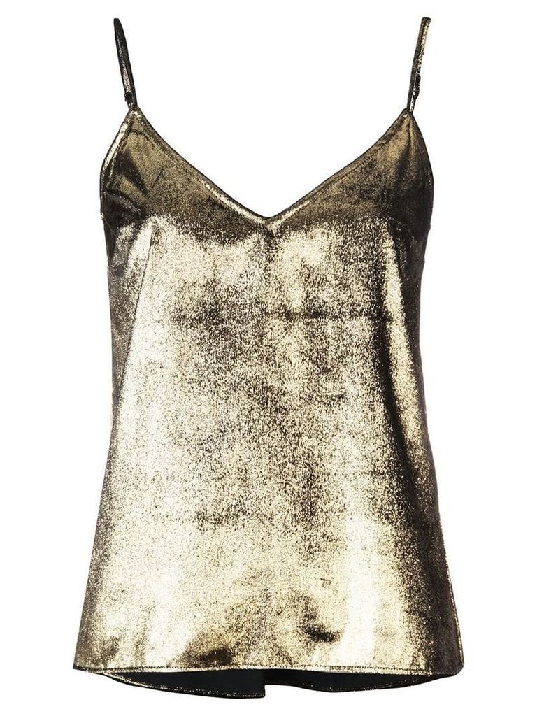 FRAME metallic camisole top - Gold