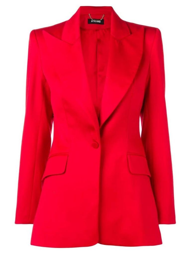 Styland single-breasted blazer - Red