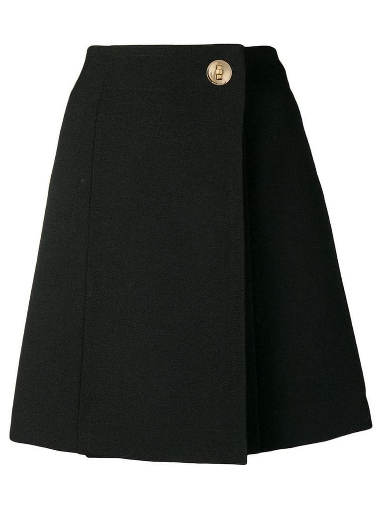 Givenchy A-line wrap skirt - Black