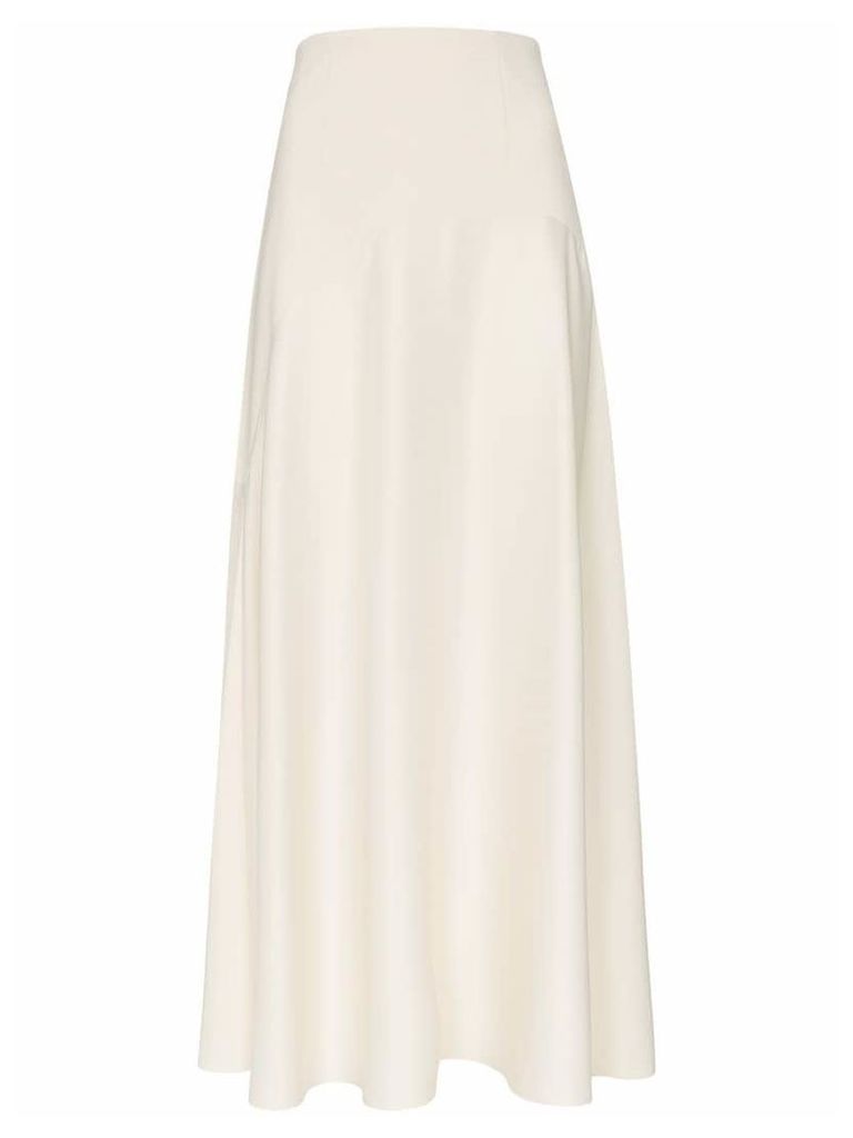 Solace London high waisted maxi skirt - Neutrals